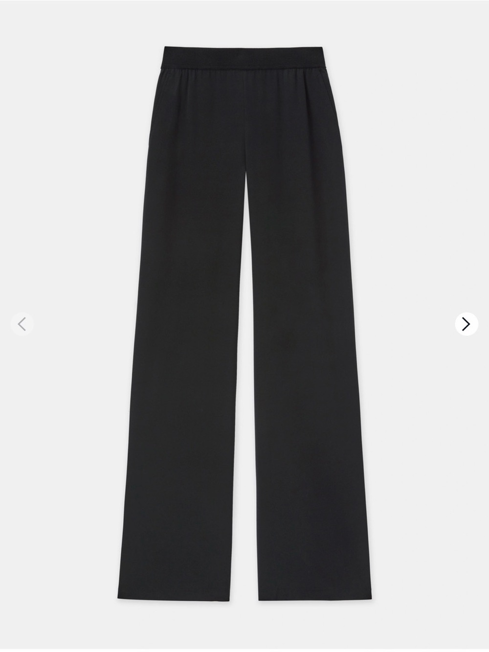 NWT TRR Lafayette 148 NY Organic Silk Stretch Knit Waist Riverside Pant 3X